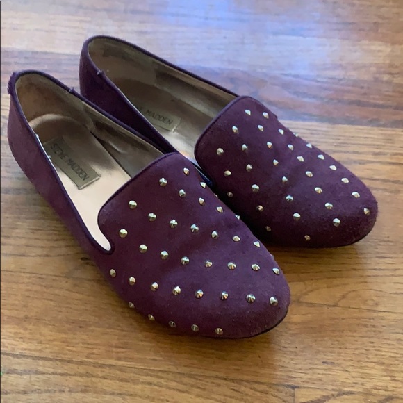 Steve Madden Shoes - Steve Madden purple suede loafers 7